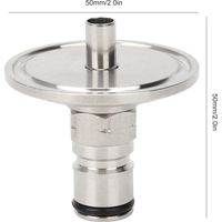Adaptateur de Poste à Gaz 1,5 po Tri-Clamp pour Raccord à Bille - Accessoire de Brassage de Bière