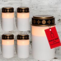 5x Novaliv LED Kerze