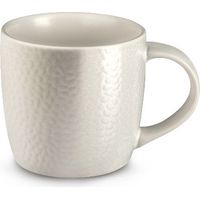 6 Tasses Café/thé Stone Grises Design Céramique Effet Pierre - Medard De Noblat