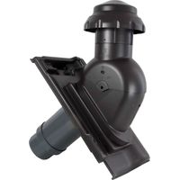 Aura-Lüfter DN 125 anthrazit matt passend für Braas Rubin 9 V