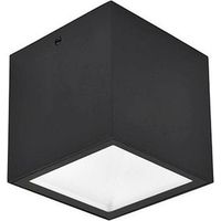 Downlight LED Gemini de 7W 3000K IP65 para exteriores, color negro mate.