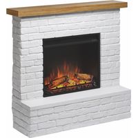 TAGU Cheminée électrique décorative "ROLF" Blanc - Powerflame