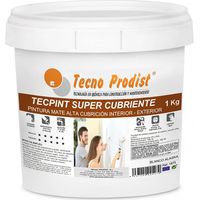Tecno Prodist TECPINT SUPER COUVERTURE - Peinture inodore et à séchage rapide (Blanc Alaska)