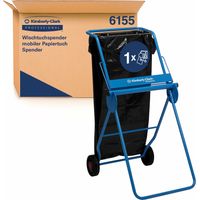 Kimberly-Clark Professional Wischtuchspender mobiler Papiertuch Spender, Blau