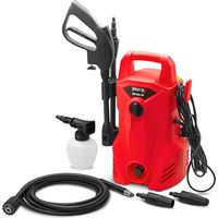 Hochdruckreiniger 1400W - 105 bar - Turbo- und Rotationsdüse - Brick