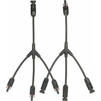 MC4 Y-Verzweigungs-Solarpanel-Kabelstecker-Adapter, 1 Paar M/FFF und F/MMM - 1 Paar M/FFF und F/MMM