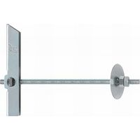 Index – 50 chevilles fixation à segment basculant M5 mm – Pour béton creux et placo-plâtre – Charge maximale 100 kg – Longueur 100 mm – Zingué