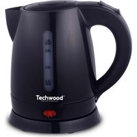Bouilloire 1L Noir - Techwood TB-1056 - Arrêt automatique à ébullition - Protection contre la surchauffe