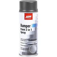 Bombe de peinture - Gris satiné - Pare-chocs - Rétroviseur - Plastique extérieur - APP