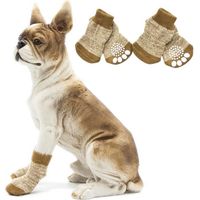 Chaussettes de protection en coton pour chien