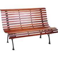 Banc de jardin en fonte et bois sapin 150x70x81 cm – Capacité 240 kg – Construction robuste et stable – Entretien facile – Der Holzwurm