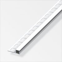 Fliesen-Quadrat 10mm Alu chrom geschrumpft 2,5m