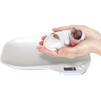 Mini balance numérique pour animaux de compagnie, 15 kg/1 gramme, écran LCD, convient aux chats, chiots, hamsters et autres animaux de compagnie, précise, compacte et facile à utiliser.