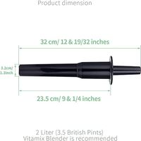 Pilon de remplacement pour blender Vitamix, compatible contenants 64 oz, tige de mixage Vitamix