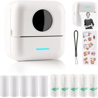 Litzee – Imprimante thermique portable pour smartphone – Résolution 205 DPI – Vitesse 10 mm/s – Compatible iOS et Android – Imprime étiquettes et photos