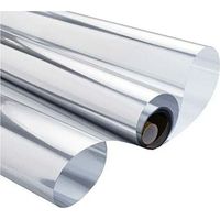 Film fenetre Anti Regard Film Miroir Fenêtre sans Tain Film Anti Chaleur Anti UV Électrostatique Protection de la Vie Privée Film Miroir pour Fenetre de Bureau Maison Magasin 60×400CM-DELKEVIC