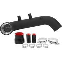 GARRYFIZH Kit tuyau d'admission turbo aluminium pour BMW E82/E90 N54 3.0T - Refroidissement et gain de performance (tubing intercooler)