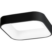 CHOPIN - Plafoniera quadrata LED 48W 3300lm 3000K IP20 in metallo nero - Rossini Group - Lampada da soffitto dal design minimale ed elegante