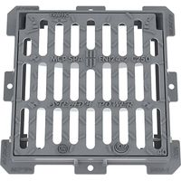 Flacher Abfluss aus Gusseisen C250 60x60 cm