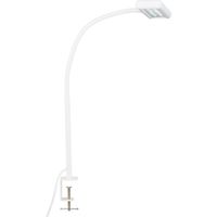 Lampe à pince LED lumière du jour BRILONER LEUCHTEN TRASNA, 7,5 W, 800 lm, IP20, blanc, métal-plastique, 55 x 52 x 4 cm