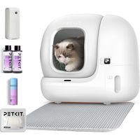PETKIT Pura Max 2 Selbstreinigende Katzentoilette, 76L Fassungsvermögen, xSecure Sicherheitssystem, Geruchs- & Auslaufschutz, APP-Steuerung, Automatische Katzentoilette für Mehrkatzenhaushalte
