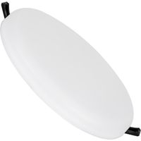 Placa LED 36W Circular Slim Surface Corte Ø200 mm IP54 3000K Blanco Cálido