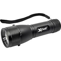 XCell 146362 Linterna negra 126 mm aluminio