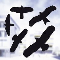 Swissinno Birdprotection Vetrofanie uccelli Principio di funzionamento Dissuasore 5 pz.