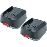 vhbw 2x Batterie compatible avec Bosch ART 23-18 LI, AHS 55-20 LI, ALB 18 LI, ART 26-18 Li outil électrique et de jardin (2000 mAh, Li-ion, 18 V)