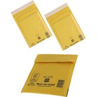 200 x K/7 (350 x 470mm) Mail Lite Gold Padded Envelopes