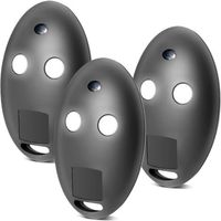 Telecomando Cancello, 3 pezzi 433 MHz Telecomando Compatibile con BFT MITTO2, 2 canali, Rolling Code per cancelli automatici