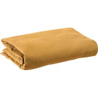 Copripiumino Zeff in lino 100% - Ocra - 240 x 220 cm