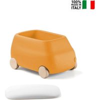 Juguetes de máquina de almacenamiento de plástico para niños Van Mini - Amarillo