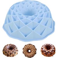 Bakvorm Silicone 23cm, Siliconen Bakvorm Met Antiaanbaklaag Taartvorm Grote Gelijkmatige Warmteverdeling Gemakkelijk Schoon Te Maken Bakvormen Voor Cake,Gelei,Gelatine,Brood