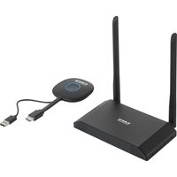 SpeaKa Professional SP-VShare Système de présentation sans fil 4K UHD Multi Viewer 4x, fonction tableau blanc numérique