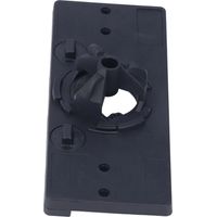 Gabarit de perçage pour scie cloche de 35 mm, guide de perçage, outil de positionnement pour le travail du bois (noir)