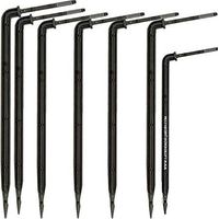 Set di 50 Picchetto per microtubo da 2,6 litri/ora, 15 cm, irrigazione a goccia