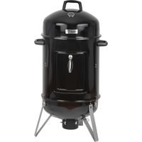 BBQ-Toro Ahumador Barril Roble Ø 47 cm Ahumador Horno BBQ Ahumador Carbón Parrilla