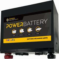 Batterie LITHIUM Fer Phosphate (LiFePO4) 12.8V 280ah Power Battery sous siège