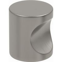 10 NODI CILINDRICI IN ALLUMINIO (Z.M.K) CROMATO SATINATO ( 4 misure ) Cromo - 30x32 mm