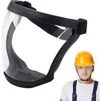 Visiere de protection, Masque Complet Facial Transparent Anti-fog Protective Full Face Shield, Réutilisables Écrans Faciaux HD, Visières de Sécurité, Réglable Sangle pour Femmes Hommes