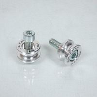 Paire de diabolo Alloy Ultima Racing Teflon pour moto M10mm Alu
