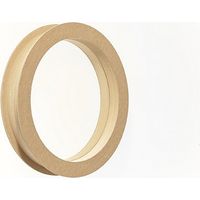 Mottez – Hublot de porte MDF rond Ø25cm – Vitre trempée 4mm – Pour porte épaisseur 40mm – Rosace pour porte