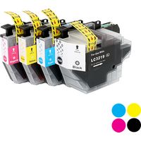 IVOL cartouche de remplacement pour Brother LC-3219XLCYMBK - Cyan, Jaune, Magenta, Noir