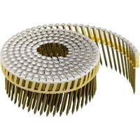 1050 CLOUS ROULEAUX PLATS 15/16° 2.5 x 55 crantés Inox A2 Bombée liaison pvc,6 rouleaux