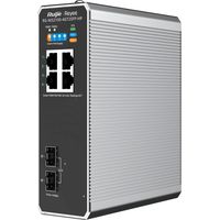 Switch di rete Ruijiee Reyee Cloud Industrial Switch L2 Full Managed Ip40, 4xrj45 Gigabit, 2xsfp, 3 P. Poe+ E 1 P. Poe++ RG-NIS2100-4GT2SFP-HP