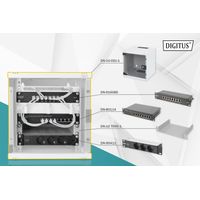 Digitus DN-10-SET-1 armario de red acero gris
