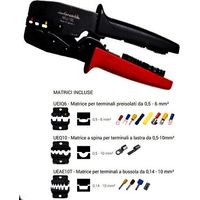 Set Pinza A Cricchetto Con Matrici Intercambiabili (Intercable Cod. Pm-Tre)