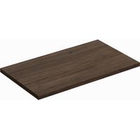 Plateau meuble sous vasque - L 80 x P 46 x H 2,5 cm - Caldera Foncé - Livraison gratuite