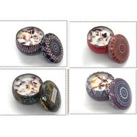 Bougies parfumées à la rose, lavande, citron et cacao - Aromathérapie portable pour méditation et massage